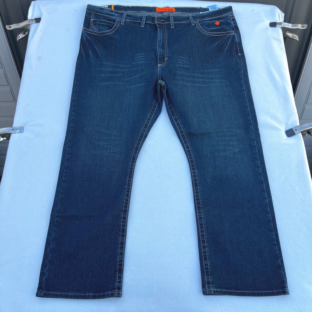Wrangler 42 Vintage Boot Cut FR Advanced Comfort Men's Jeans 48x30 CAT 2